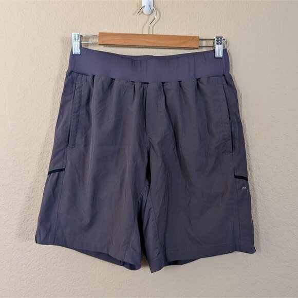 Peloton Men's 9" Lined Athletic Shorts S Gray Cycling Biking Active Gym Run - Picture 1 of 11